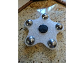 sfera spinner giocattoli meccanici fidget mano fusion360 fusion 360 3d print model - Mito3D