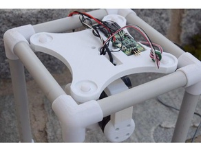 özelleştirilebilir stand boş tüp kullanarak daha fazla yalpa çemberleri actioncams spor ve açık hava actioncam aksiyon kamerası gimbal yüksek Dağı oturum 3d print model - Mito3D