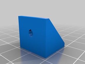 meine angepasste parametrische l-Halterung Ersatz-Teile kundengebundene 3d print model - Mito3D