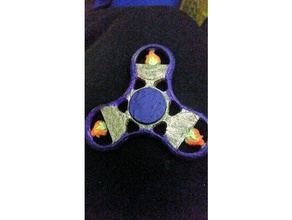 flaming chalice fidget spinner toys & games toy unitarian universalist 3d print model - Mito3D