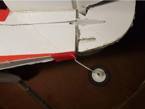 ft flite test sportster tail wheel mount r c vehicles flitetest rc plane 3d print model - Mito3D