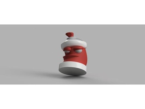 3d cartoon spray La stampa cartone animato spruzzo bomboletta bottiglia a vernice 3d print model - Mito3D