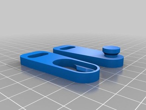 my customized swivel buckle replacement parts 3d print model - Mito3D