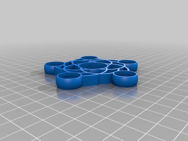 spiral fünf Kugeln spinner mechanische Spielzeuge kundengebundene 3D print model - Mito3D