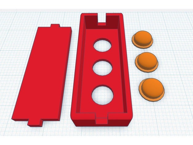 led controller housing electronics bezel strip 3D print model - Mito3D