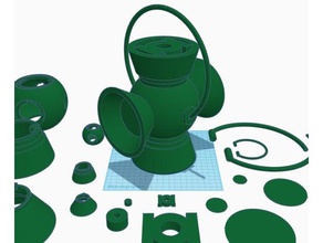 lanterna verde batteria oggetti di scena 3d print model - Mito3D