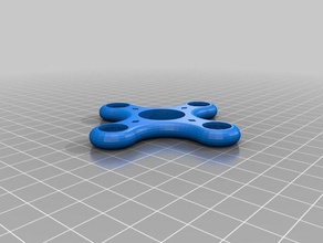 spinner 4 node mechanical toys customized 3d print model - Mito3D