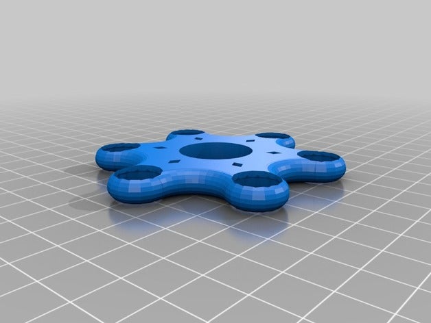 spinner 6 Knoten mechanische Spielzeuge kundengebundene 3D print model - Mito3D