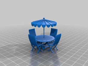 deck furniture 3d printing tests 3d print model - Mito3D