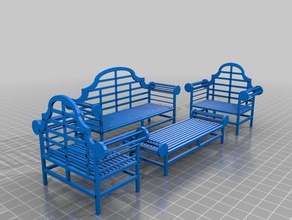 garden furniture 3d printing tests 3d print model - Mito3D