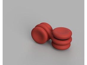 moebius giratório mecânico de brinquedos rolamento esferas fidget fidget-brinquedo mão spinner brinquedo 3d print model - Mito3D