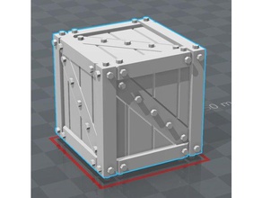 warhammer scale - crate toy & game accessories 3d print model - Mito3D