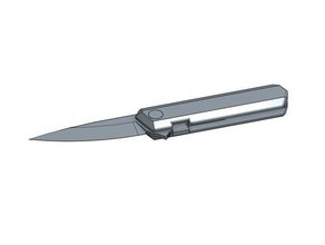 flipper knife hand tools edc fidget folder folding knife kit knife kwaiken mechanical 3d print model - Mito3D