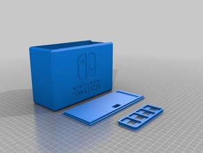 switchpack juegos de video alegría-con joycon nintendo interruptor caso del switch 3d print model - Mito3D
