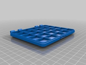 m3 boîte de l'organisation personnalisé 3d print model - Mito3D