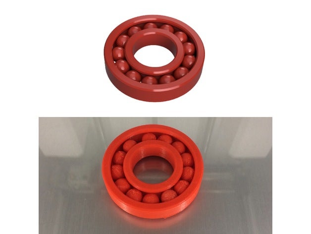 ball bearing 3d printing tests 3D print model - Mito3D