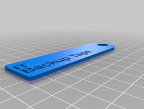 meu personalizados simples etiqueta de chave organização personalizado 3d print model - Mito3D