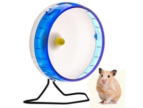 hamster wheel silent spinner mount pets cage 3d print model - Mito3D