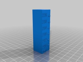 petg calibration tower - no overhang 3d printing tests customized 3d print model - Mito3D