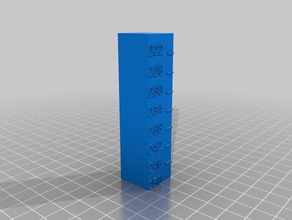 petg calibration tower 3d printing tests customized 3d print model - Mito3D