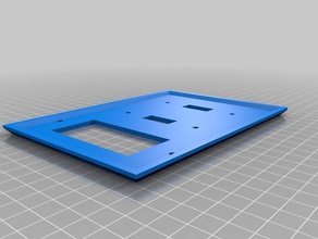 wally-double bascule seule manette ménage personnalisé 3d print model - Mito3D