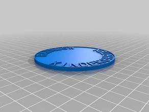 kinder puce pièces et badges personnalisé 3d print model - Mito3D