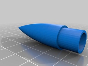 50 cal bala oca adereços 3d print model - Mito3D