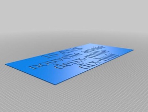 meine angepasste vollständig anpassbare Schablone Kunst-tools kundengebundene 3d print model - Mito3D