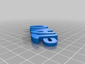 tanu organización personalizado 3d print model - Mito3D