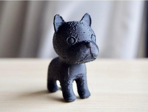 boston terrier animali 3d print model - Mito3D