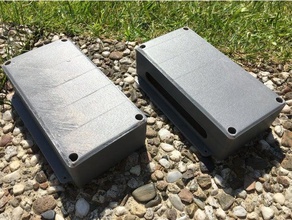 wall-mount-Gehäuse - Elektronik Gehäuse für die Projekt-box 3d print model - Mito3D
