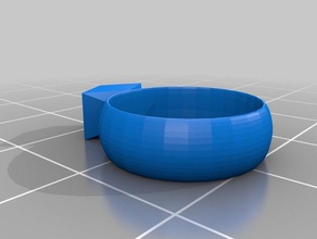 anello di diamanti anelli diamante 3d print model - Mito3D