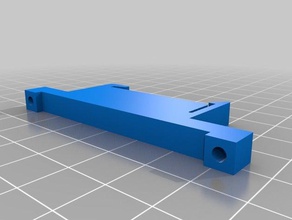 mon personnalisés pcb rail din avec clip de fixation l'électronique personnalisé 3d print model - Mito3D