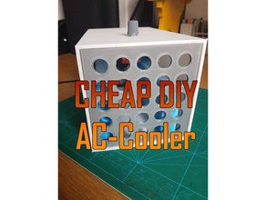 ac cooler diy ac-cooler airconditioner air conditioner fan 3d print model - Mito3D