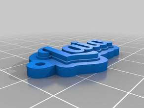 laia llaveros personalizado 3d print model - Mito3D