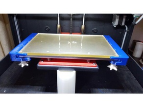 qidi de vidro, cama grampos Impressora 3d acessórios flashforge vidro tech-1 3d print model - Mito3D
