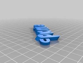 promessa organização personalizado 3d print model - Mito3D