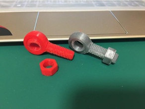 rod ends ball bolt 3d printer parts 3d print model - Mito3D
