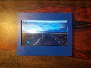 landzo schermo touch da 7 pollici caso raspberry pi l'elettronica touchscreen 3d print model - Mito3D