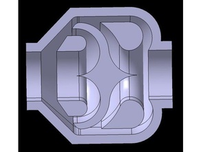3d-Zirkular-tesla-Ventil engineering ein Rückschlagventil tesla tesla-Ventil 3d print model - Mito3D