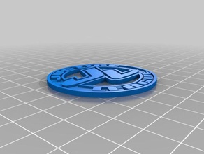 la justice badge de ligue insigne dc comics 3d print model - Mito3D