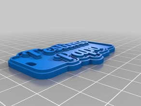 papa llaveros personalizado 3d print model - Mito3D