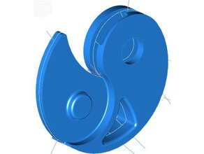 yin-yang key fob accessories keychain chain ying-yang yin yang 3d print model - Mito3D