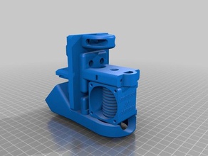 carro x completo para e3d v5 con ventilador capa radial 3d printer parts extruder fan layer sunhokey x-carriage 3d print model - Mito3D