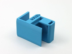 shelf mounted toothbrush holder bathroom case undershelf 3d print model - Mito3D
