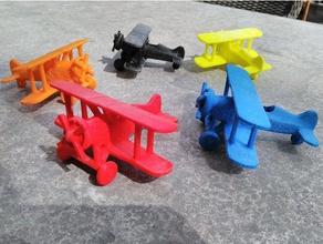 biplane 3d printing 3d print model - Mito3D