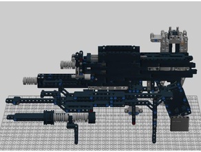 mrbg modulari in gomma banda di pistola giochi e giocattoli la lego il fucile nastro da caccia 3d print model - Mito3D