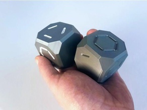 dice 50mm cube 3d print model - Mito3D
