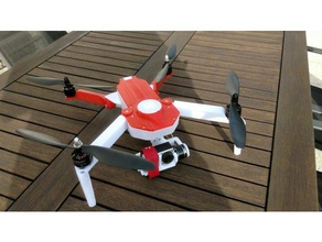 quadcopter r c vehículos marco 3d print model - Mito3D