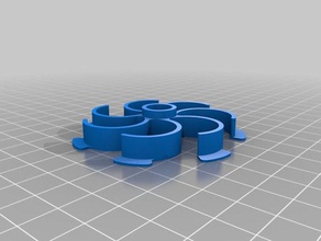 il mio personalizzato elastica parametrico spool hub Stampante 3d accessori su misura 3d print model - Mito3D